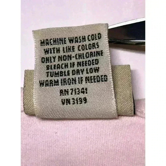 LL Bean womens top 3X Supima Cotton scoop neck long sleeve pink flawed - Picture 5 of 7